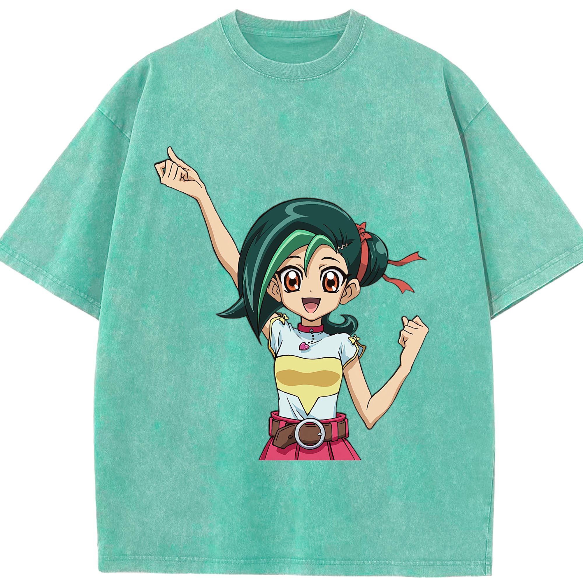 （画像用） 遊☆戯☆王 Yu-Gi-Oh! 綿100% ヴィンテージ風 半袖Tシャツ（フロントプリント）